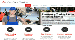 Desktop Screenshot of aircarcaretowing.com